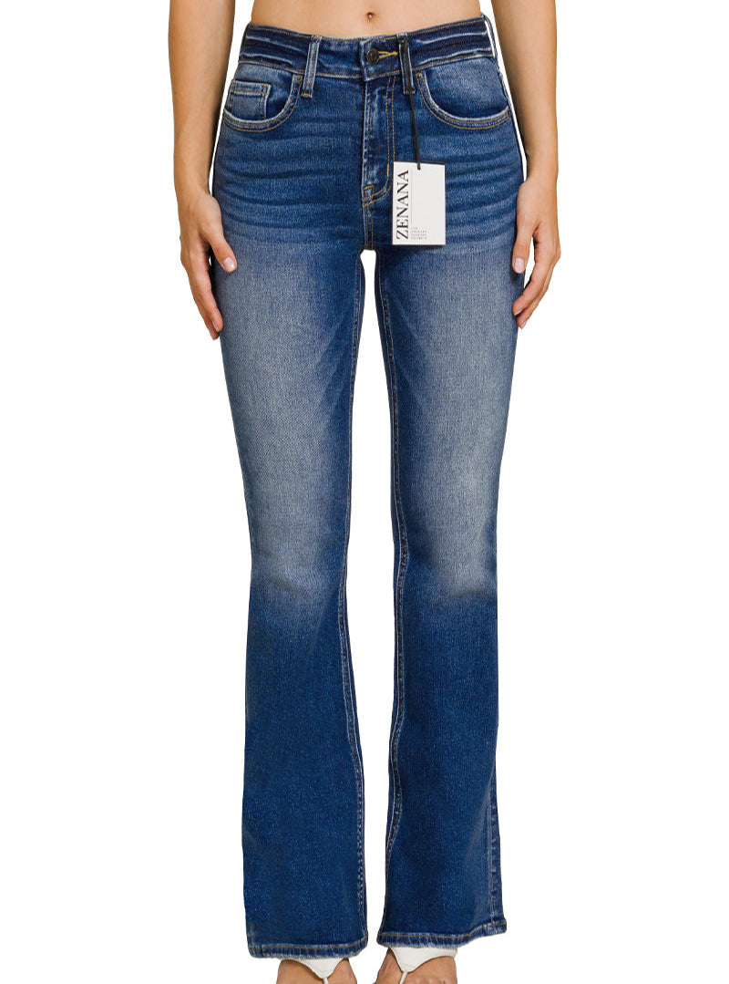 Marley Bootcut Denim Pants (Dark)