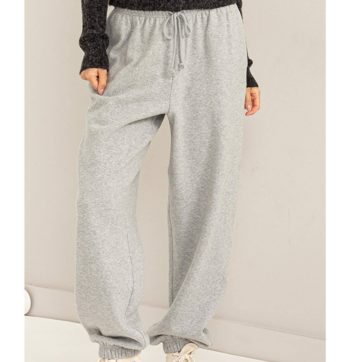 Let's Go Jogger Sweatpants (Heather Grey)