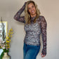 Shelby Dainty Floral Mesh Top