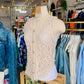 Crochet Button Front Vest