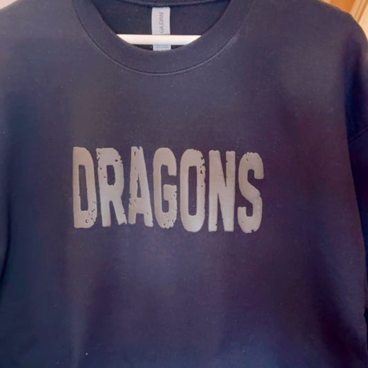 DRAGONS Puff Graphic Sweatshirt