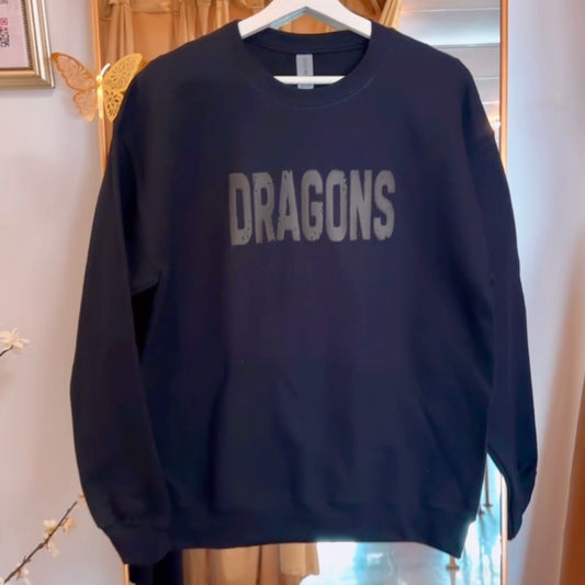 DRAGONS Puff Graphic Sweatshirt