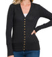 Looking Snappy Cardigan (Black)