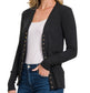 Looking Snappy Cardigan (Black)