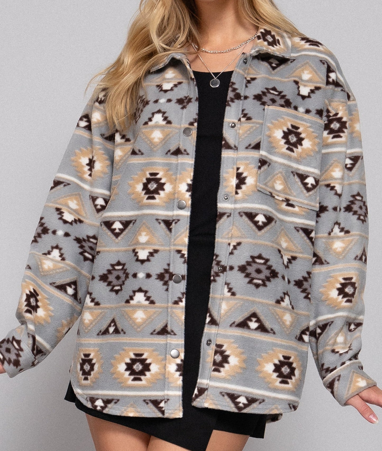 Aztec Fleece Shacket