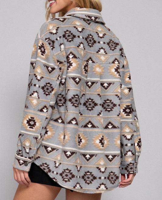 Aztec Fleece Shacket