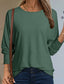 Evie Shirred Cuffs Long Sleeve Shirt