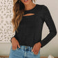 Sparkle All Night Cut Out Top
