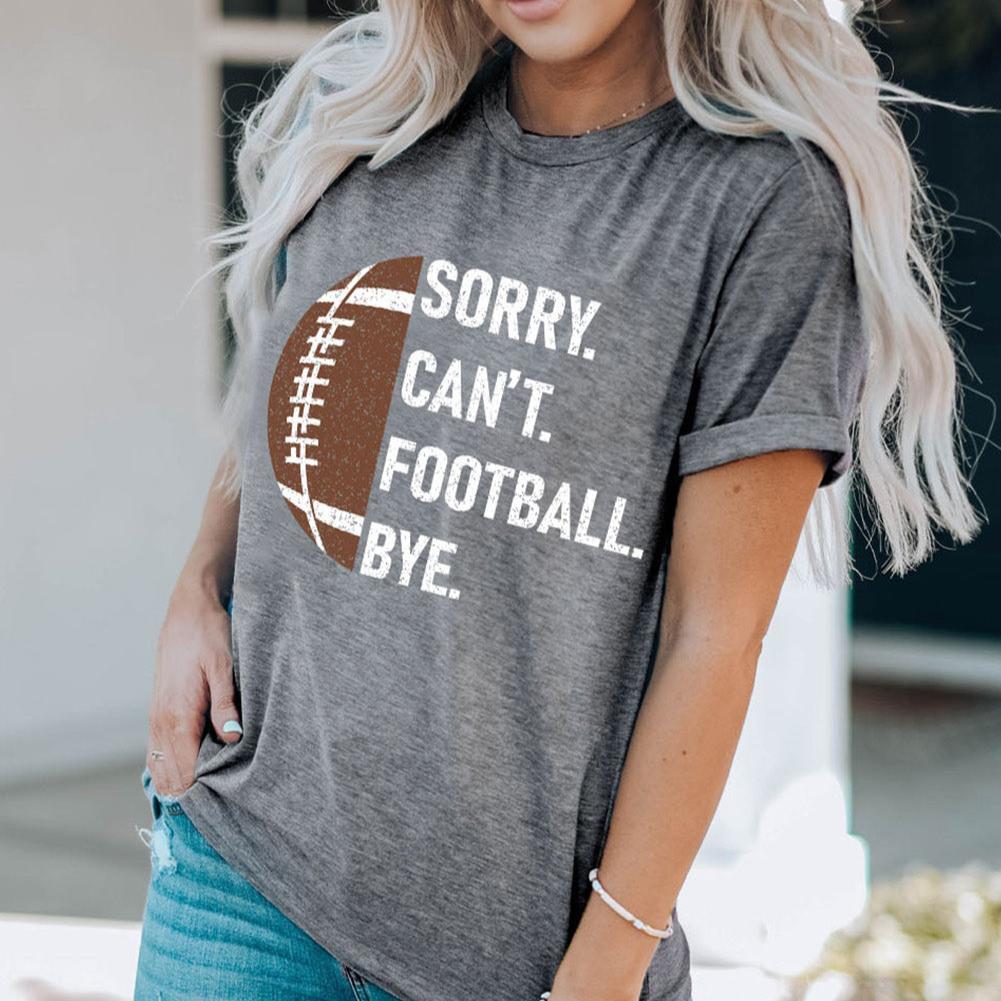 Sorry Can't Football Bye Graphic Tee - FINAL SALE