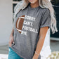 Sorry Can't Football Bye Graphic Tee - FINAL SALE