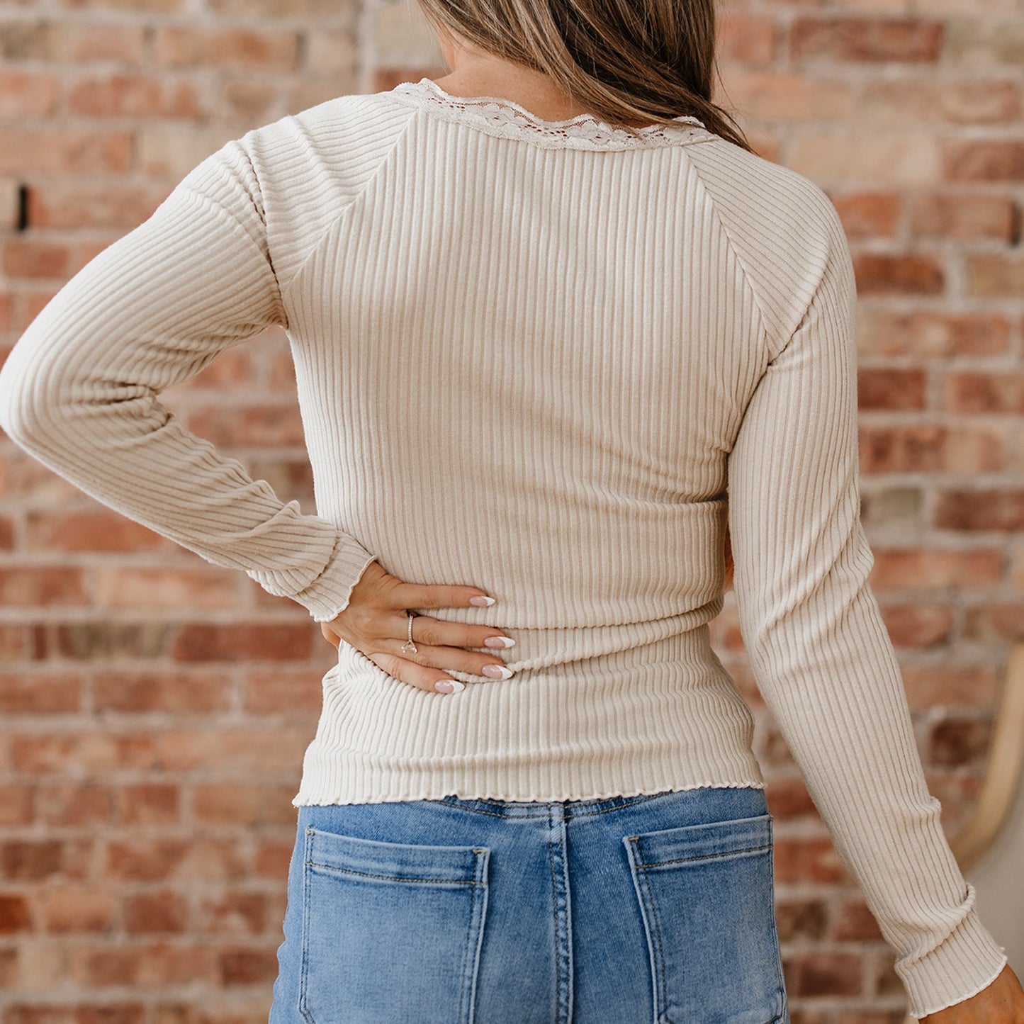 Everyday Lace Long Sleeve Top