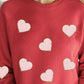 My Heart Chenille Patched Top - SALE
