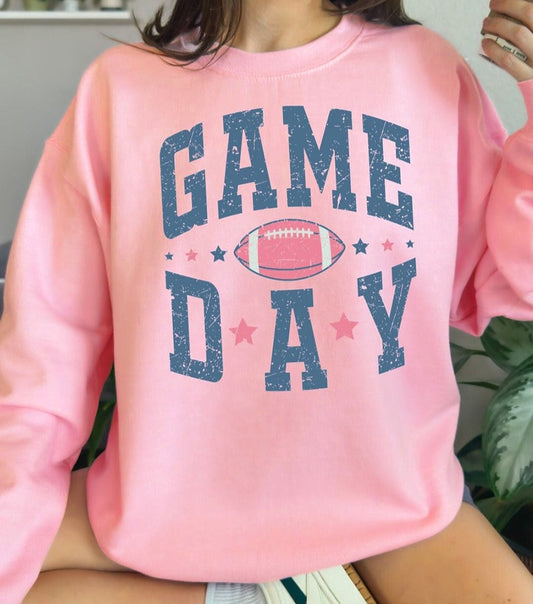 Pretty In Pink Game Day Sweatshirt - SALE