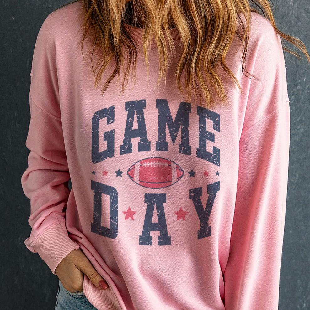 Pretty In Pink Game Day Sweatshirt