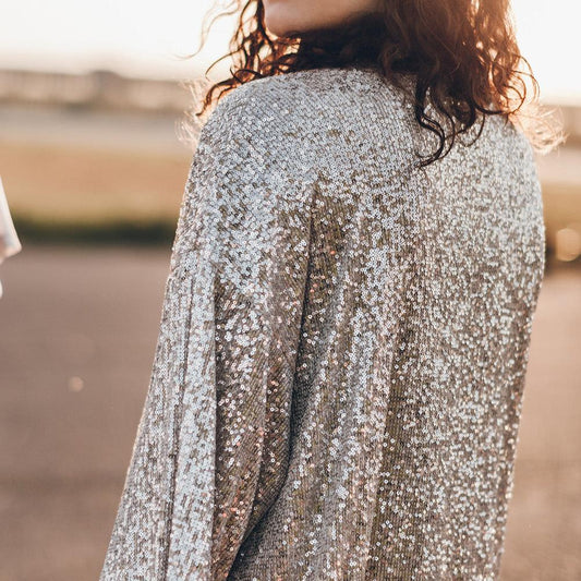 Sequin Open Front Duster - SALE