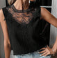 Ava Lace Crochet Sleeveless Top