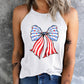 Bow Graphic Tank Top (Flag)  - FINAL SALE