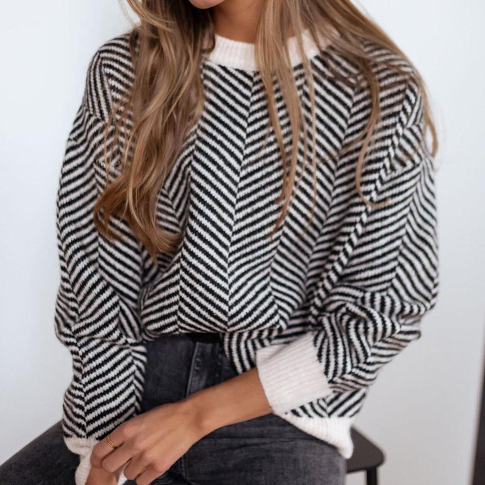 Carla Contrast Edge Sweater