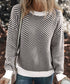 Carla Contrast Edge Sweater