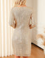 Knot Sequin Dress (Champagne)