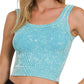 Ribbed Tank Top (ice Blue)