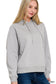 Fleece Hoodie Sweatshirt (Grey)
