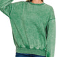 Acid Wash Pullover (Green)