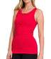 Henry Ribbed Tank Top (Red)