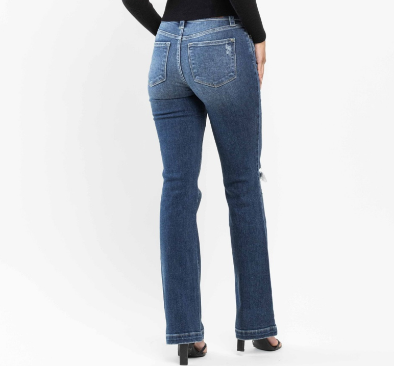 Judy Blue Destroyed Bootcut Jeans