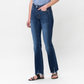 Judy Blue Raw Hem Bootcut Jeans (Dark)