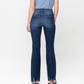 Judy Blue Raw Hem Bootcut Jeans (Dark)