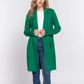 Open Tunic Long Cardigan (Green)