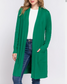 Open Tunic Long Cardigan (Green)