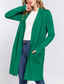 Open Tunic Long Cardigan (Green)