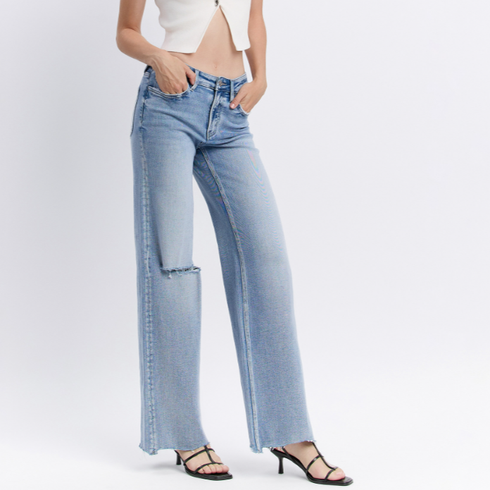 Madison Vervet Wide Leg Jeans