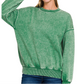 Acid Wash Pullover (Green)