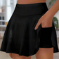 Serena Skort With Pockets (Black) - FINAL SALE