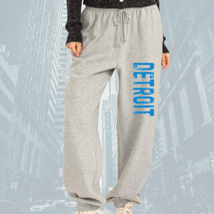 DETROIT Sweatpants (Heather Grey)