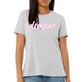 Cursive Dragons Short Sleeve Tee (Grey/Pink)