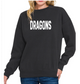 DRAGONS Fleece Sweatshirt (Black/White)