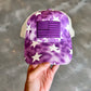 Flag Trucker Ponytail Hat (Purple)