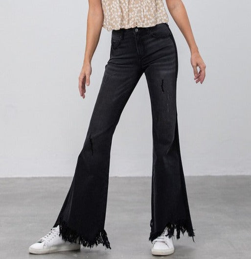 Lauren High Rise Flare Jeans   - SALE