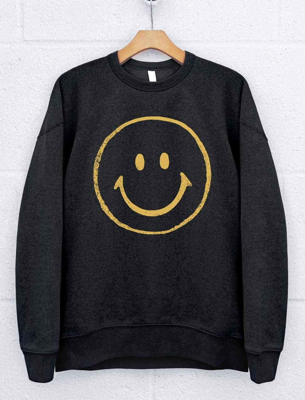 Smile Face Graphic Sweatshirt