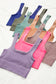 Heat Wave Cropped Tank (Neon Coral)