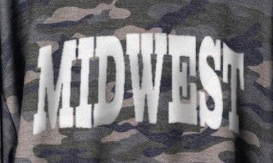 Midwest Girl Long Sleeve Top (Camo)