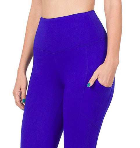 Work It Leggings With Pockets (Blue)