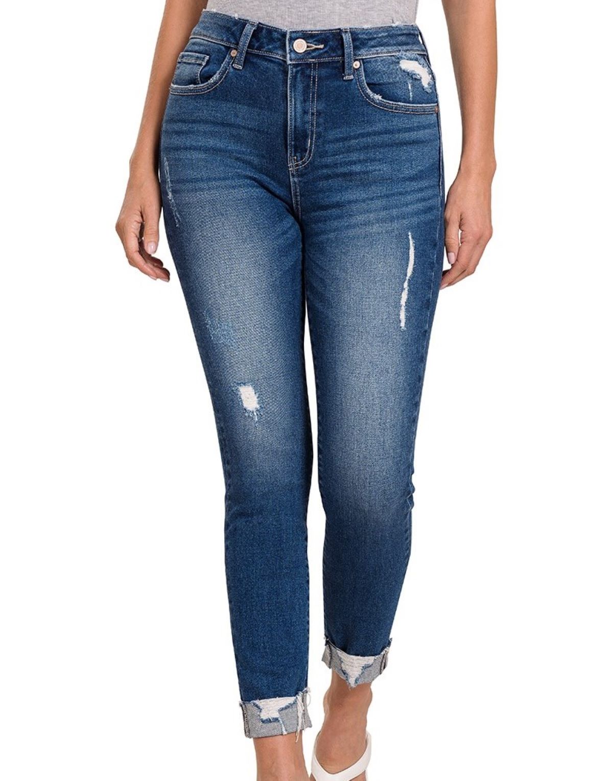 Lana Distressed Skinny Jeans - SALE