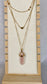 Boho Pendant Layered Necklace