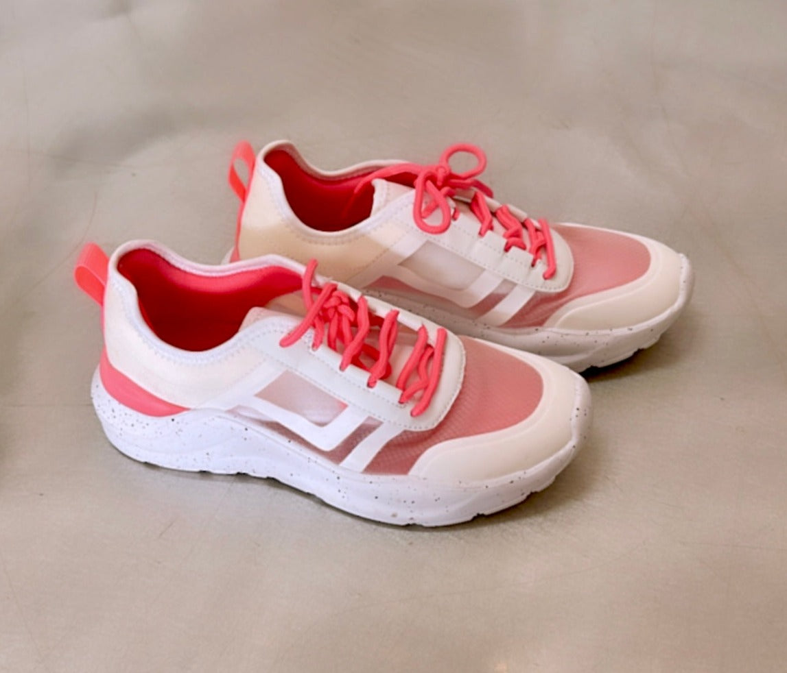 Hot Pink Sneakers  - SALE