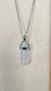 Opaque Pendant Necklace (Silver)